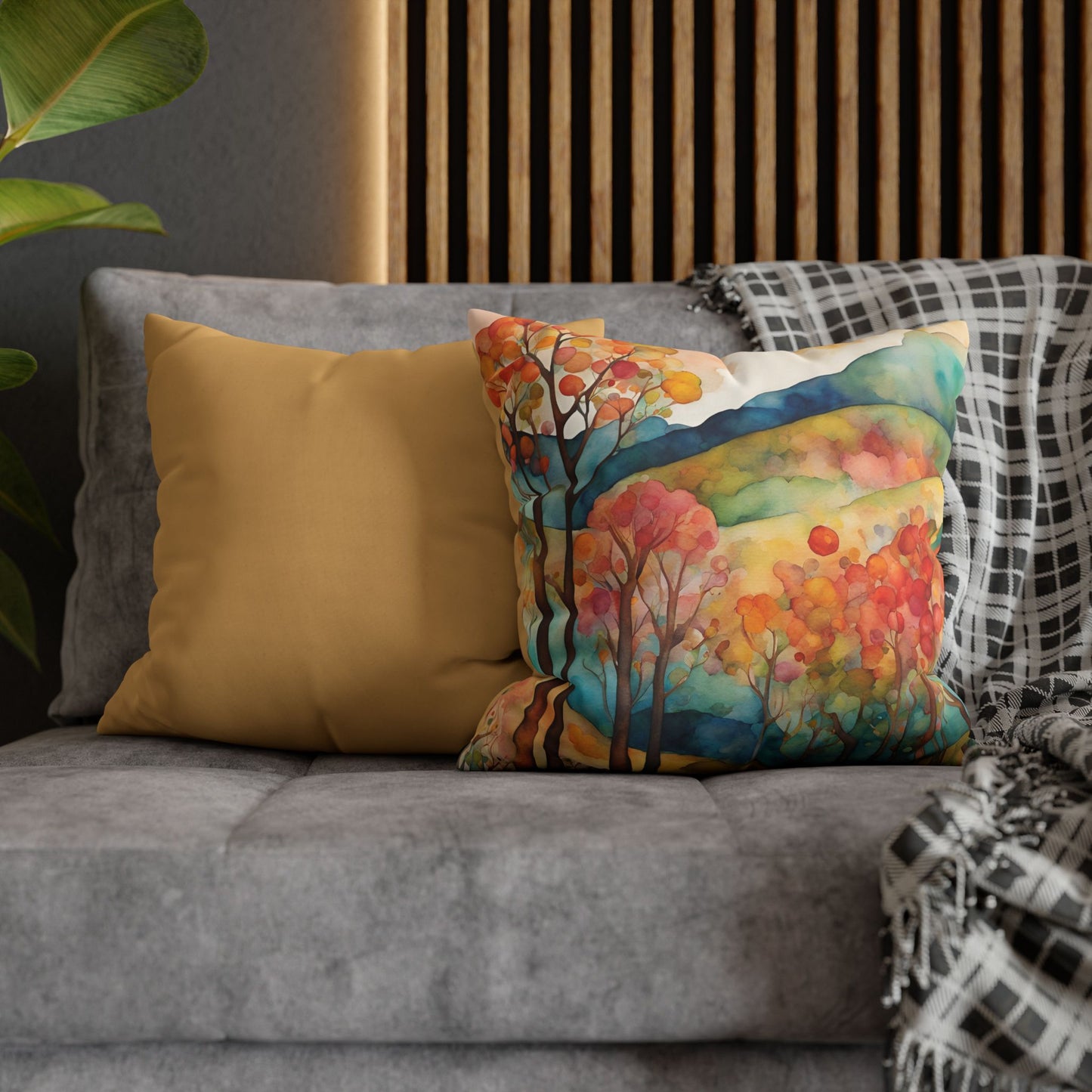 Guthrie Hills Square Poly Canvas Pillowcase