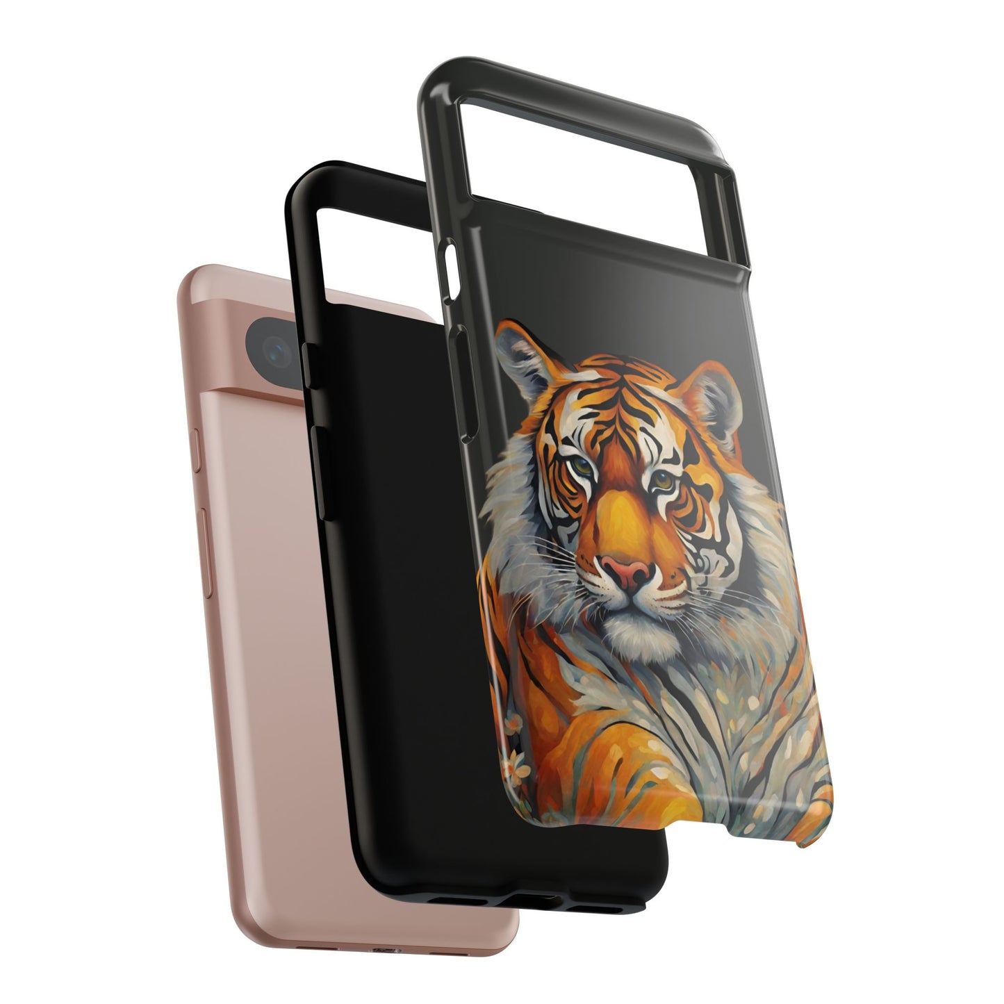 Tiger Wildlife iPhone Samsung Galaxy Google Pixel Tough Cases