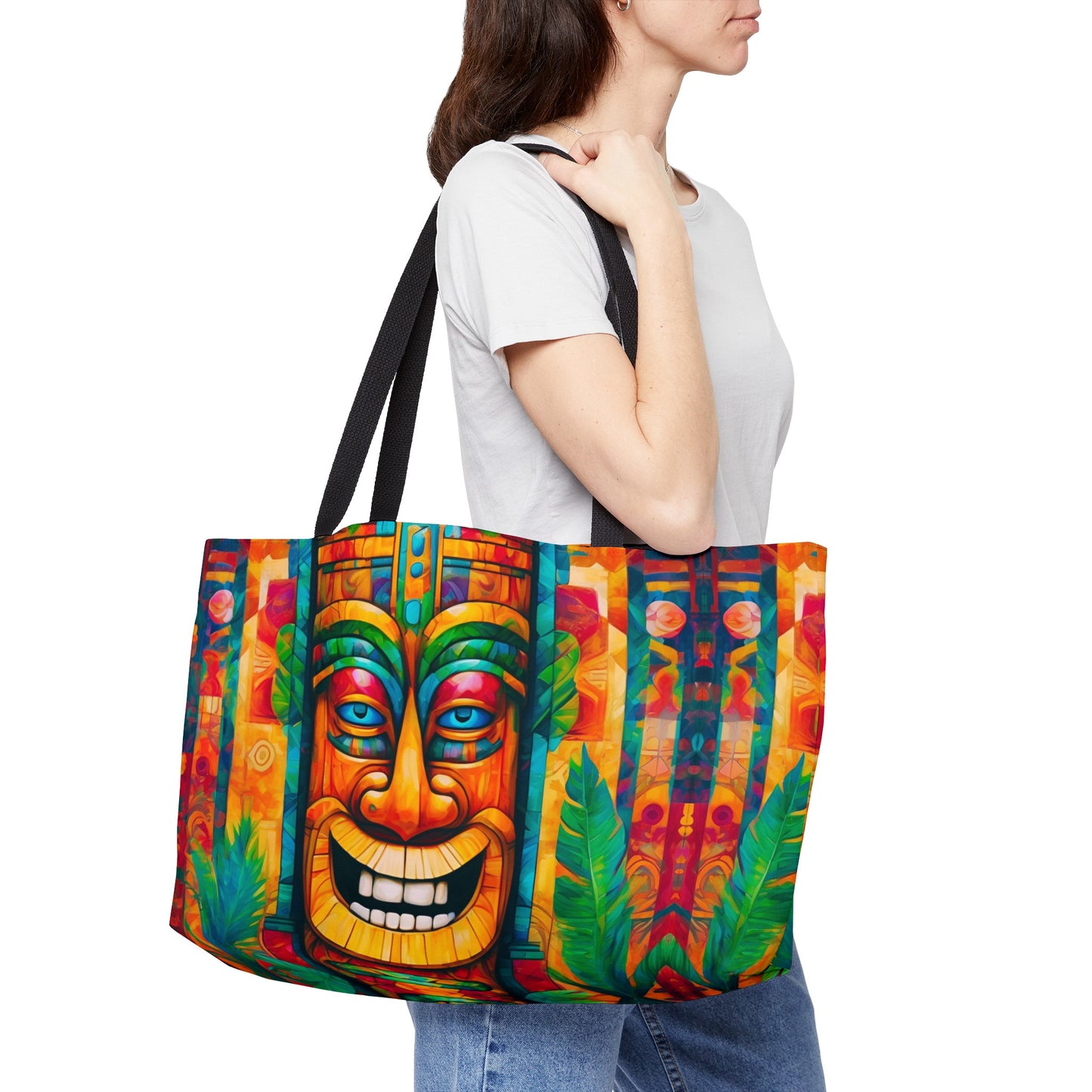 The Tiki Knows Weekender Tote Bag