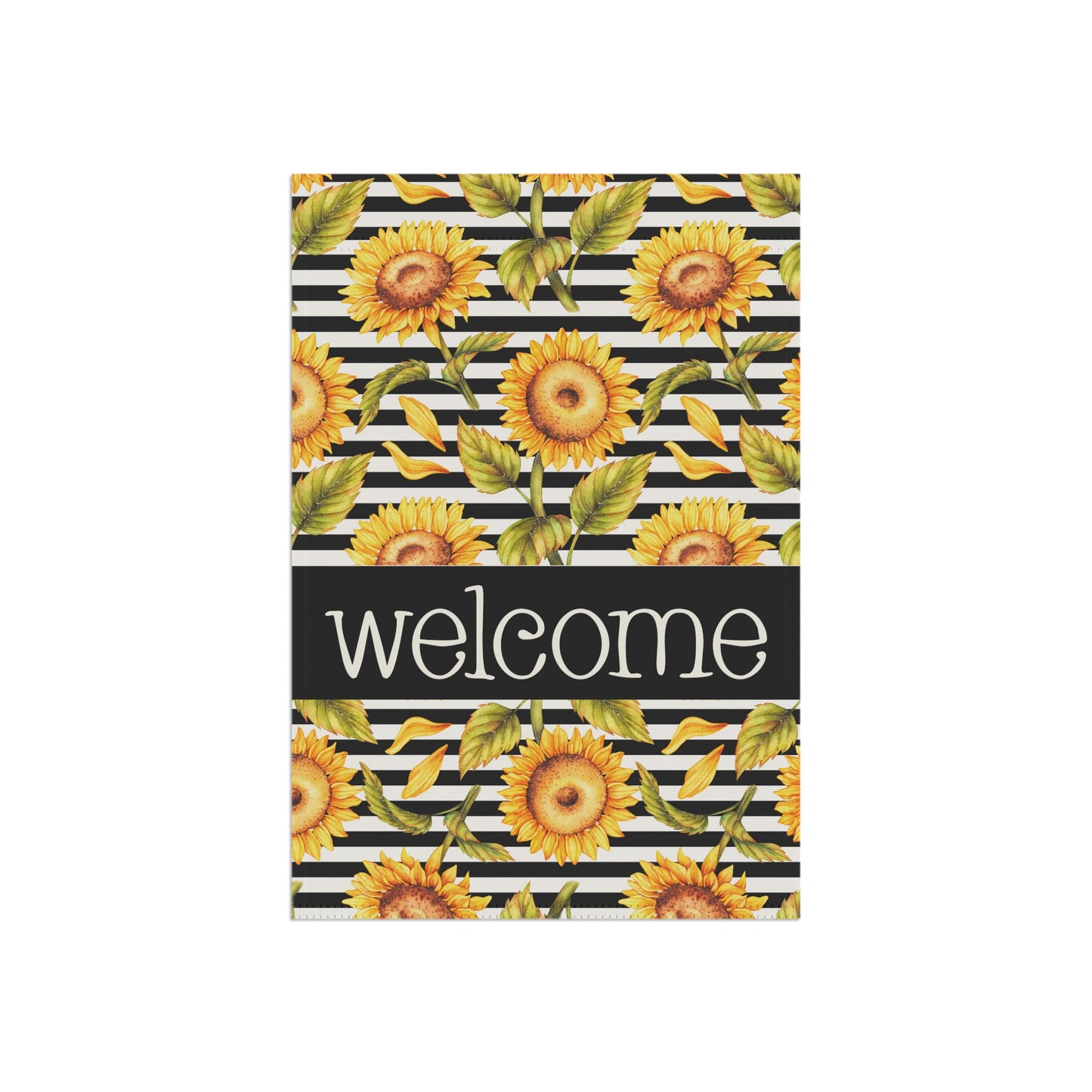 Sunflowers Welcome 2-Sided  Garden & House Flag/Banner