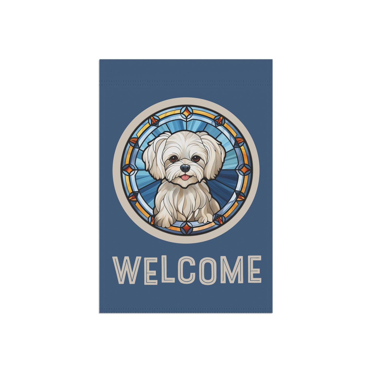Maltese Welcome 2-Sided Garden & House Flag/Banner