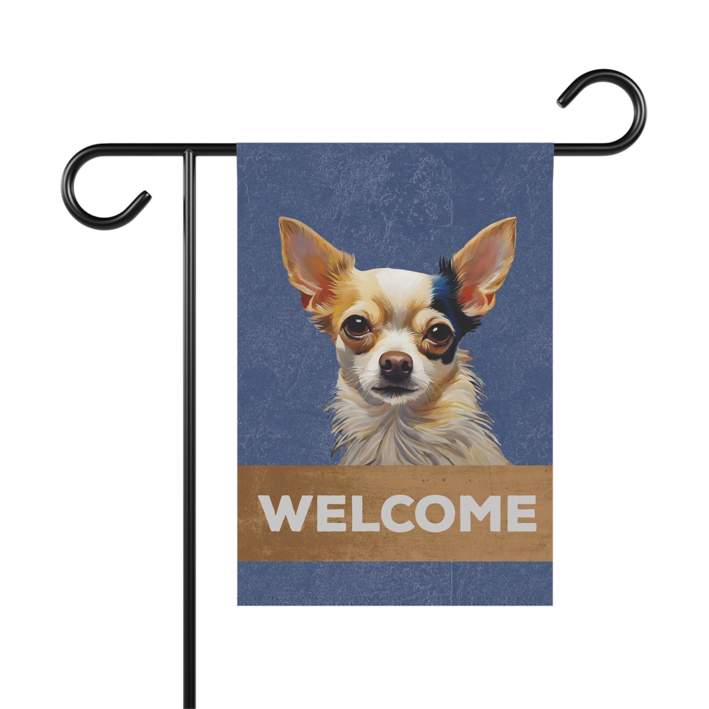 Chihuahua Welcome 2-Sided Garden & House Flag/Banner