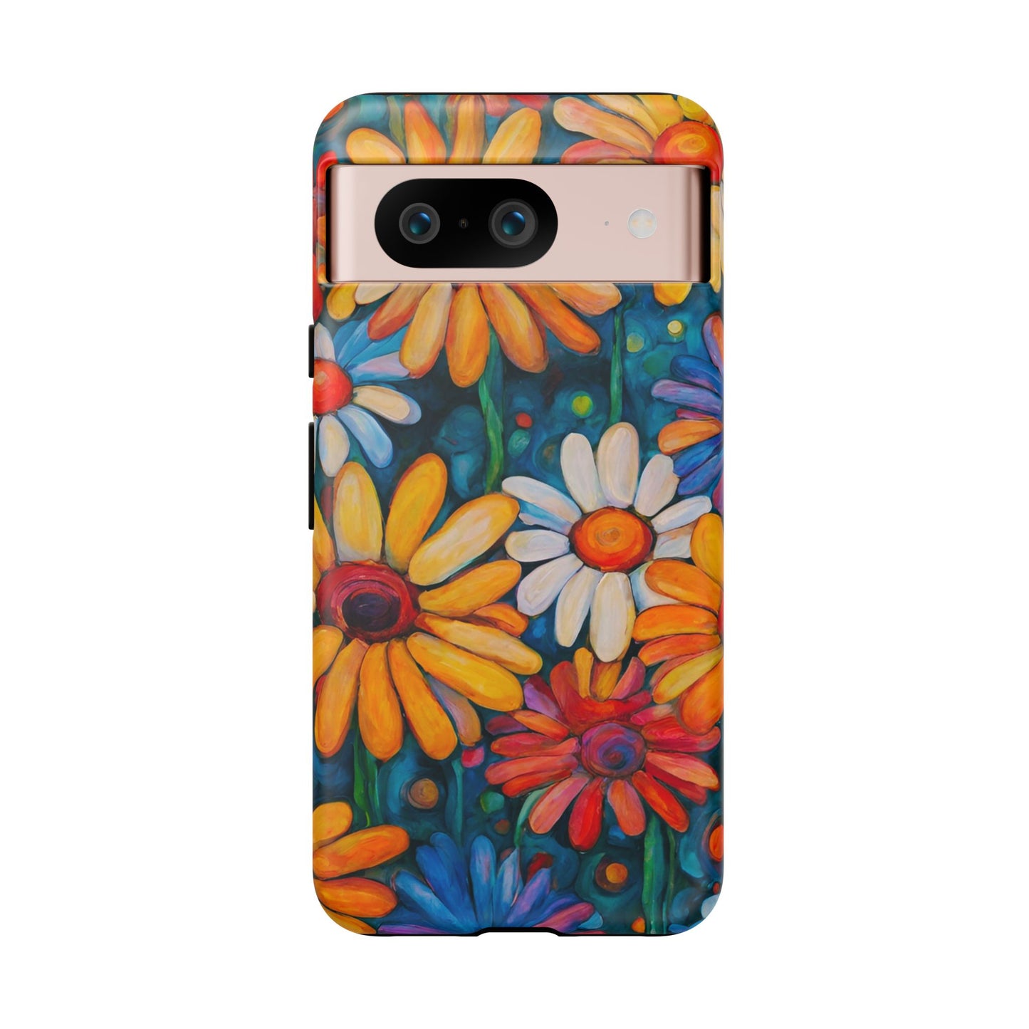 Crazy Daisies iPhone Samsung Galaxy Google Pixel Tough Cases