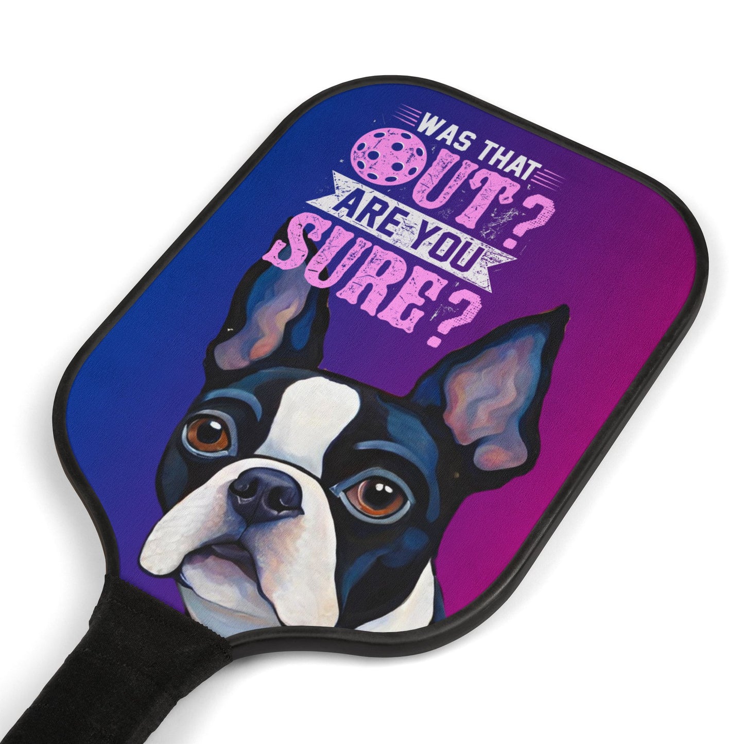 Boston Terrier Was That Out Pickleball Kit