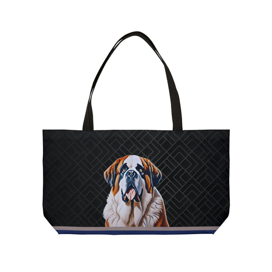 Saint Bernard Weekender Tote Bag