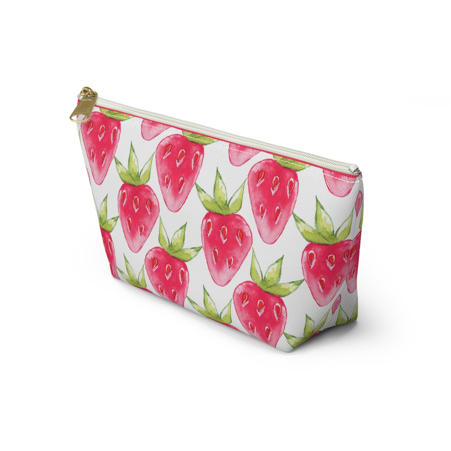 Strawberry Fields Accessory Pouch w T-bottom