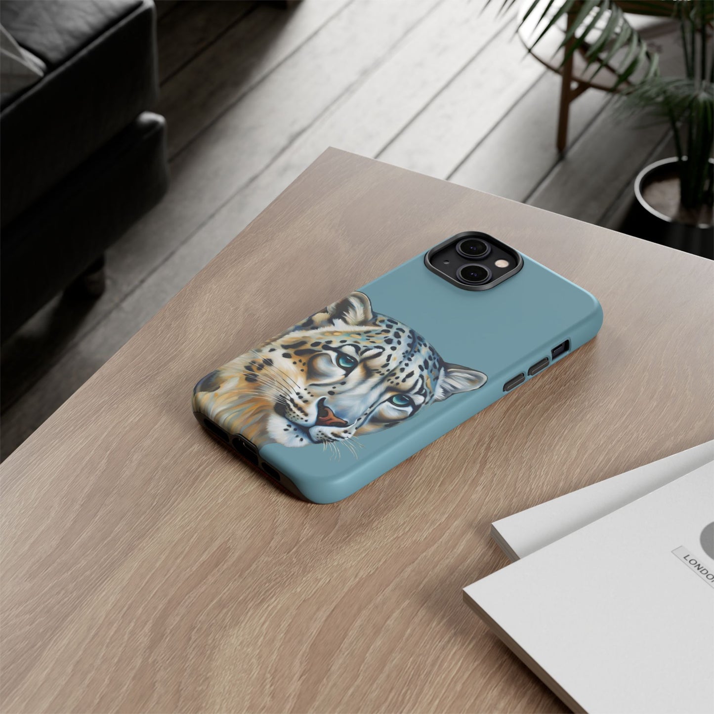 Snow Leopard iPhone Samsung Galaxy Google Pixel Tough Cases