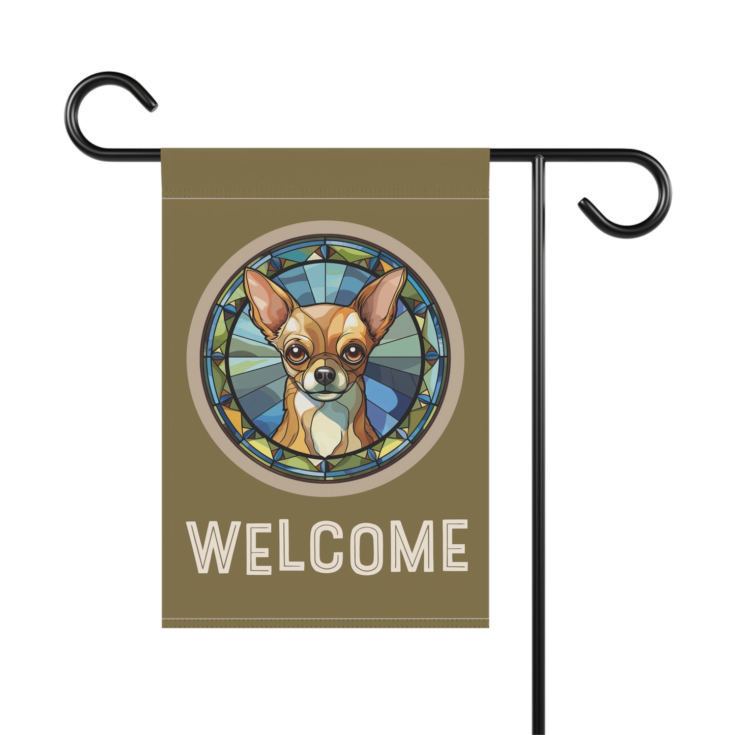 Chihuahua Welcome 2-Sided Garden & House Flag/Banner