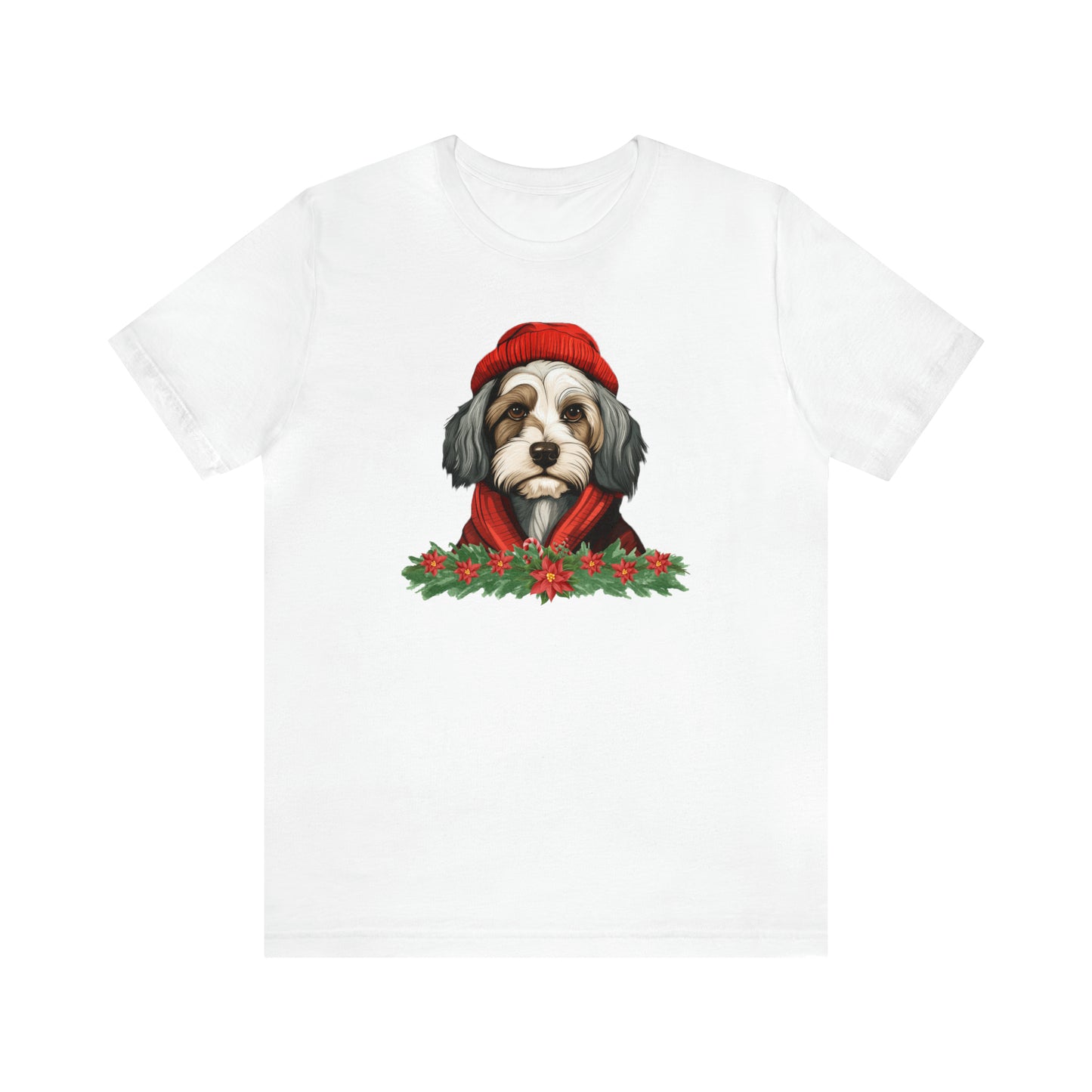 Havanese in Hat & Scarf Unisex Jersey Short Sleeve Tee