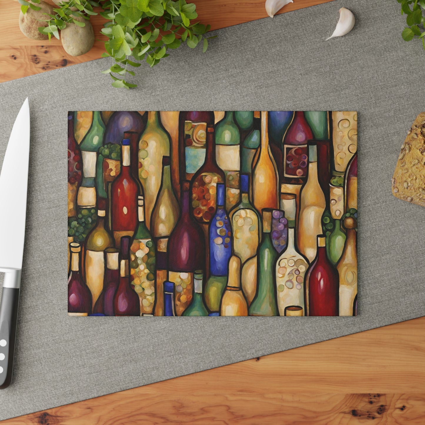 Vino Tempered Glass Cutting Board