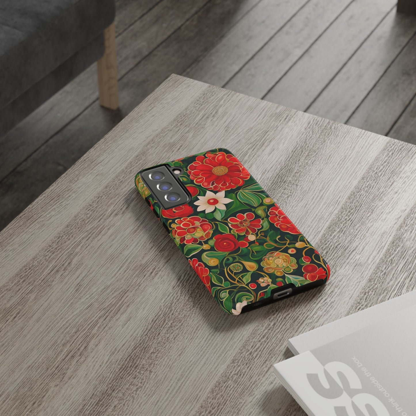 December Flowers iPhone Samsung Galaxy Google Pixel Tough Cases