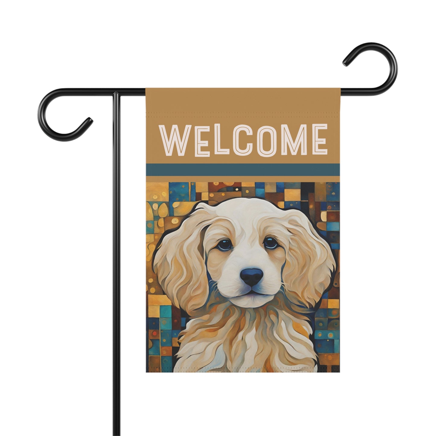 Billie Welcome 2-Sided Garden & House Flag/Banner