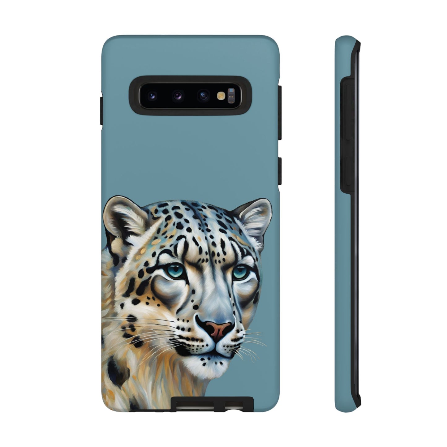 Snow Leopard iPhone Samsung Galaxy Google Pixel Tough Cases