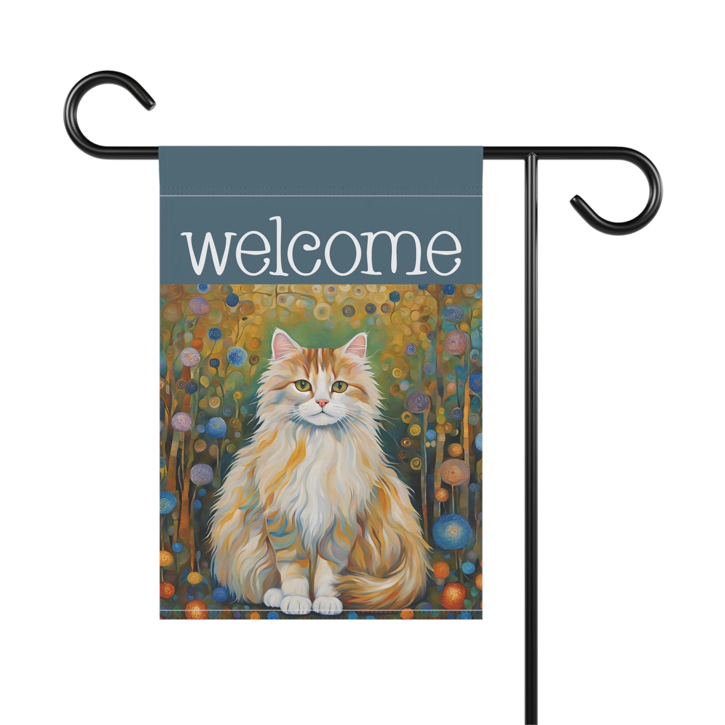 Ragdoll Cat Welcome 2-Sided Garden & House Flag/Banner