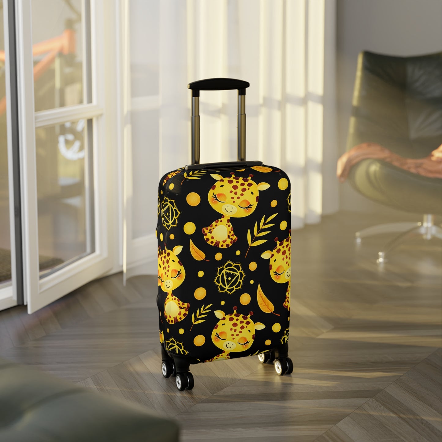 Zen Giraffe Luggage Cover