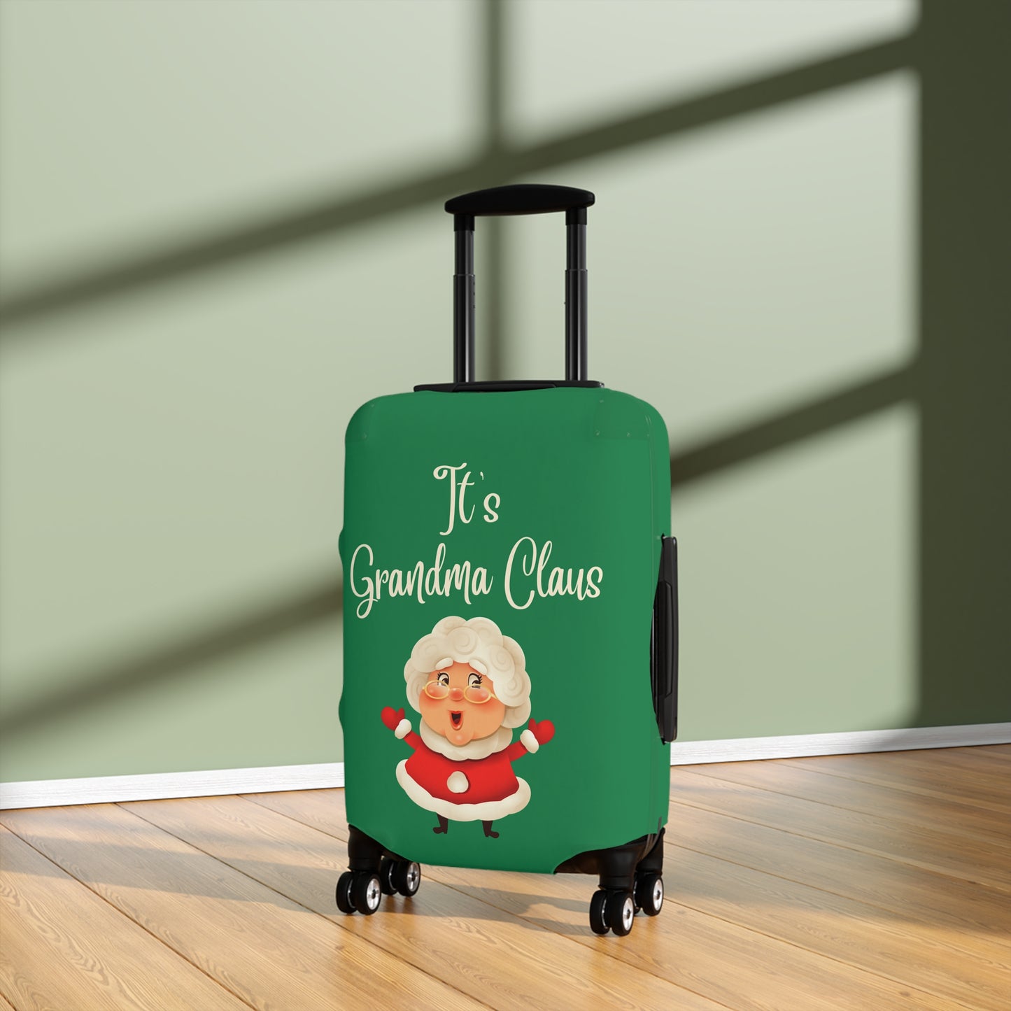 It's Grandma Claus Christmas Luggage Cover