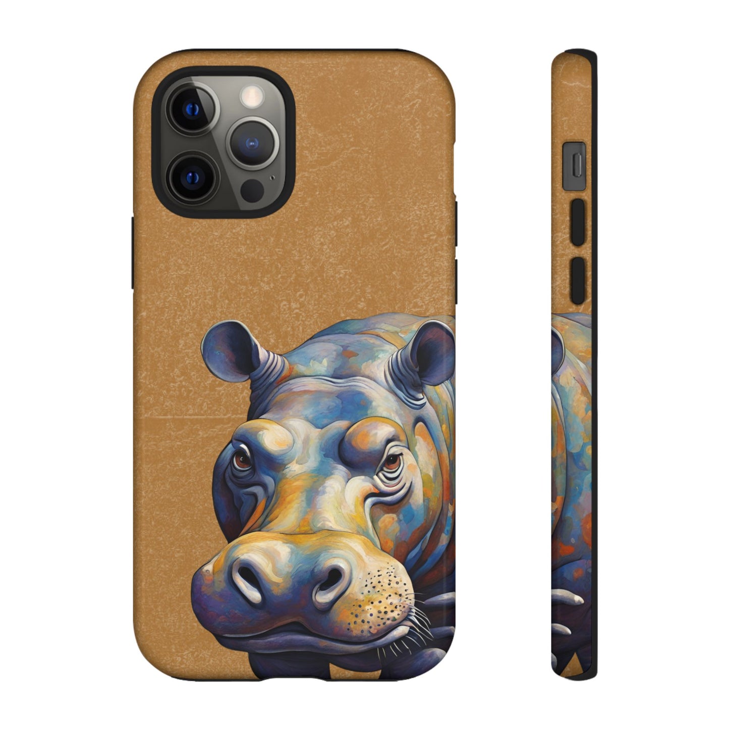 Hippo Wildlife iPhone Samsung Galaxy Google Pixel Tough Cases