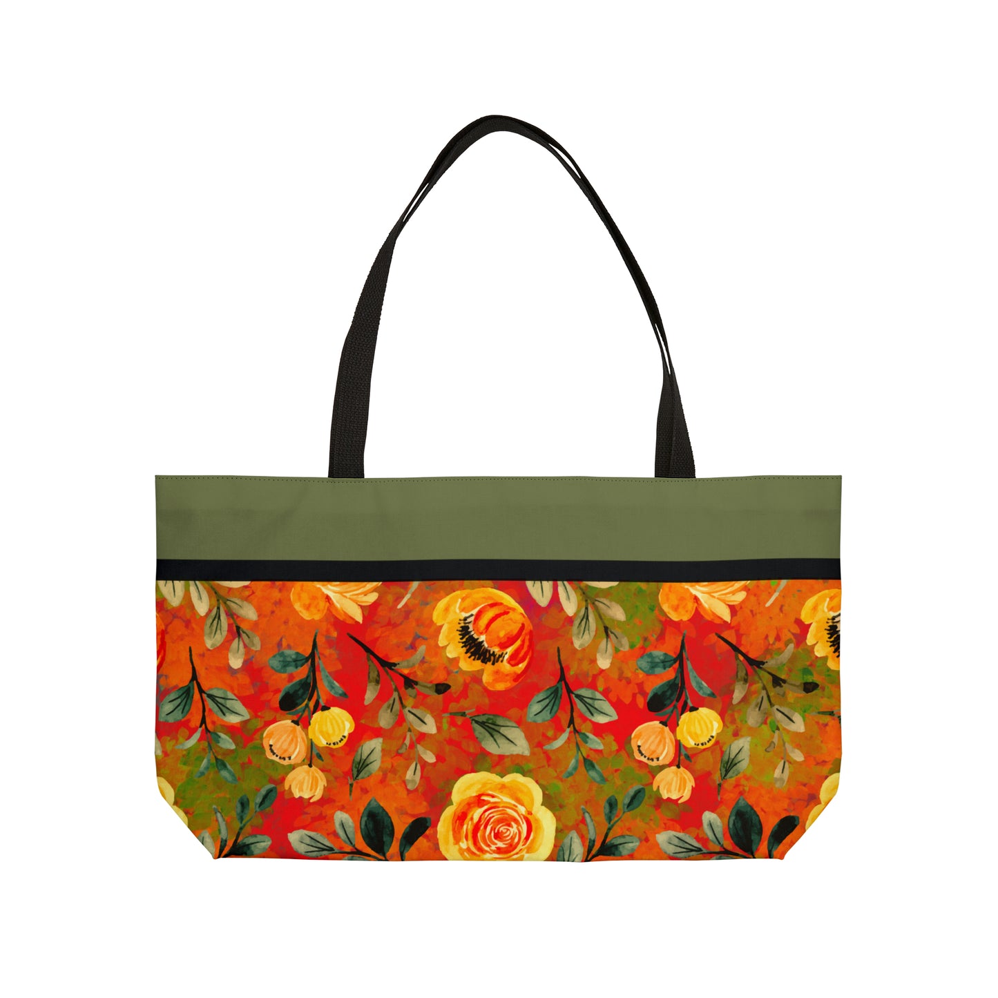 Saratoga Floral Weekender Tote Bag