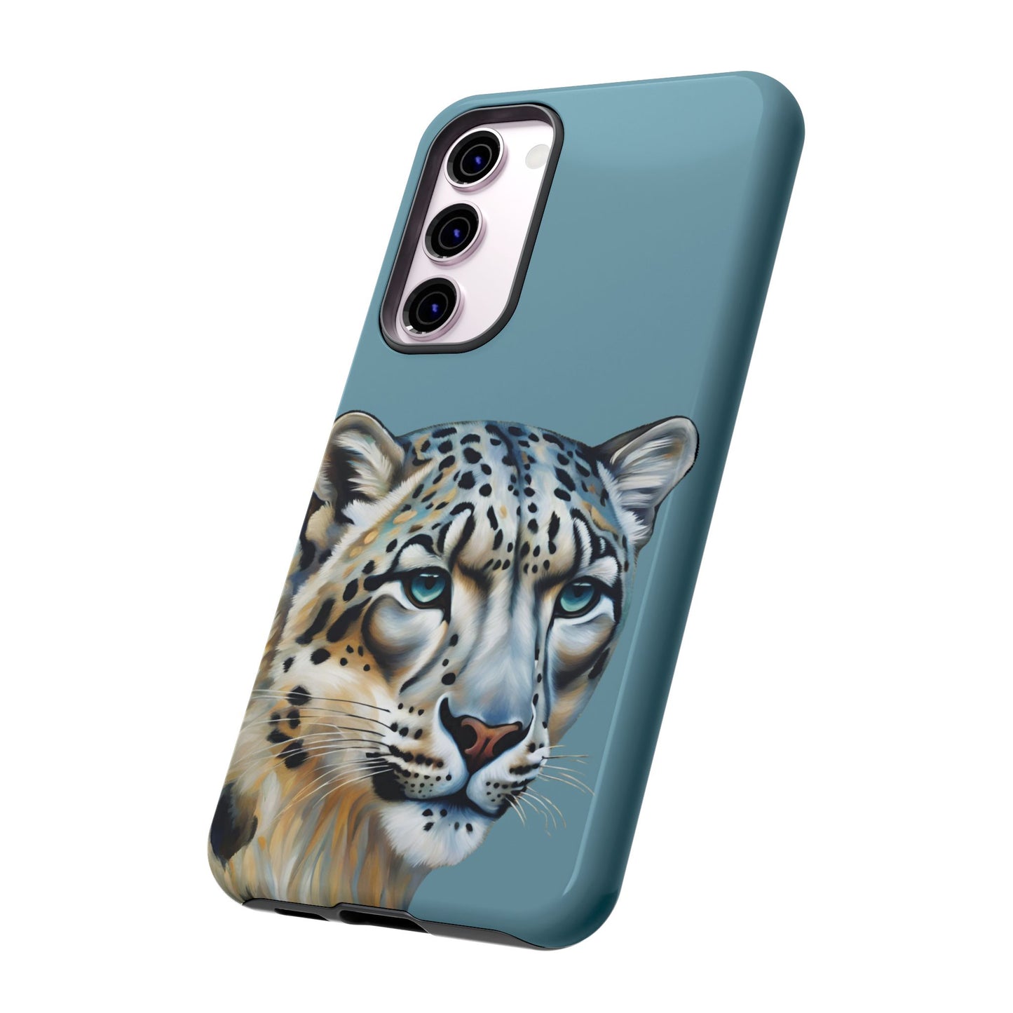 Snow Leopard iPhone Samsung Galaxy Google Pixel Tough Cases