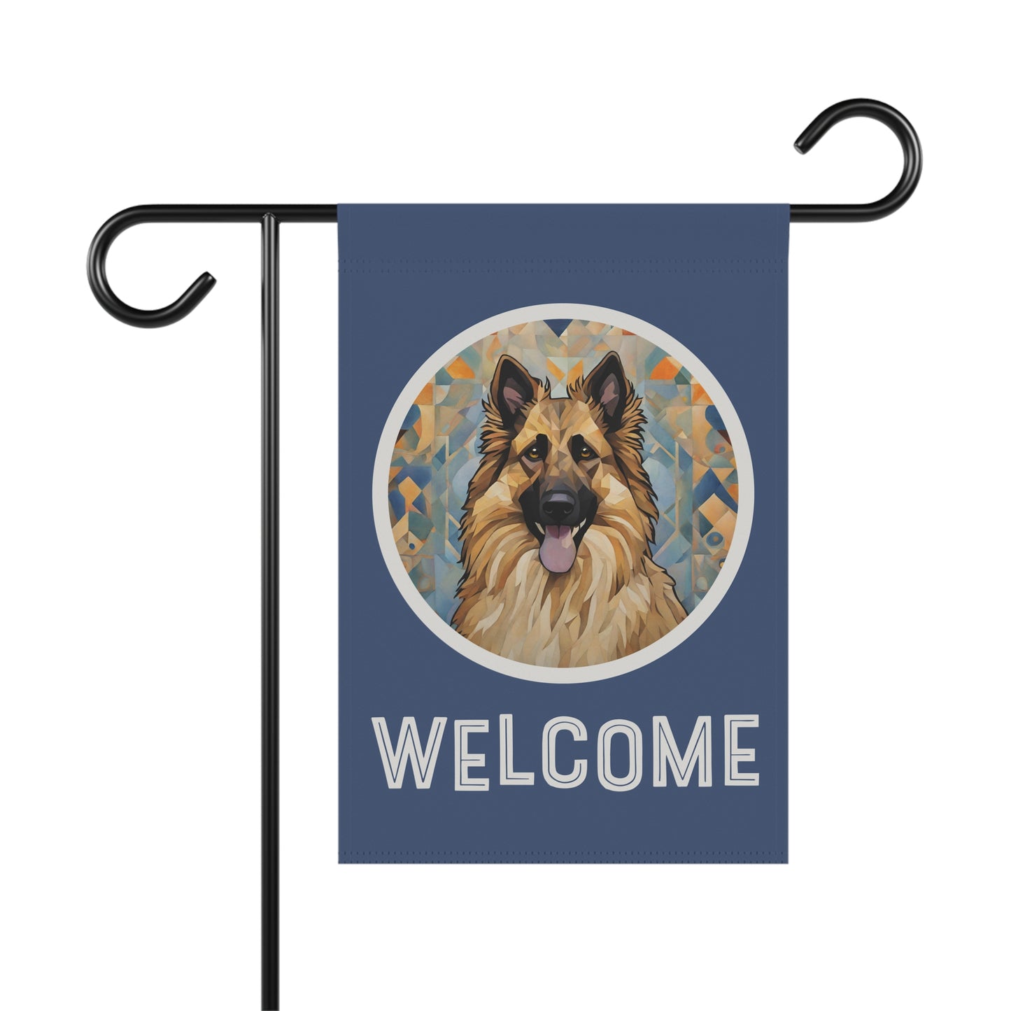 Belgian Tervuren Welcome 2-Sided Garden & House Flag/Banner