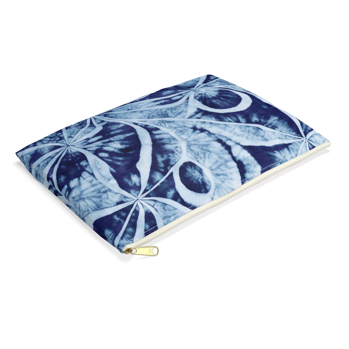 Shibori Indigo Accessory Pouch