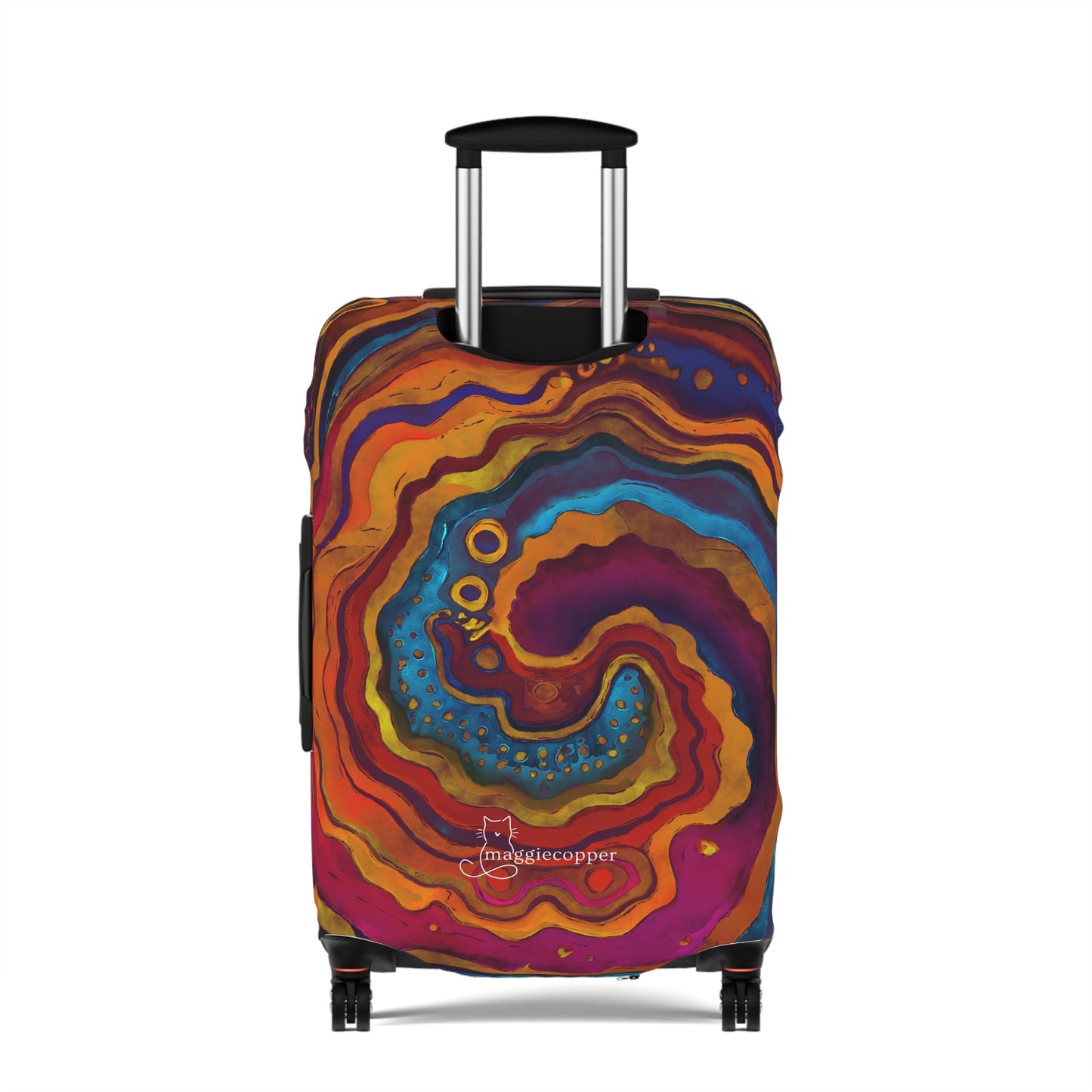 Geode Swirl Luggage Cover