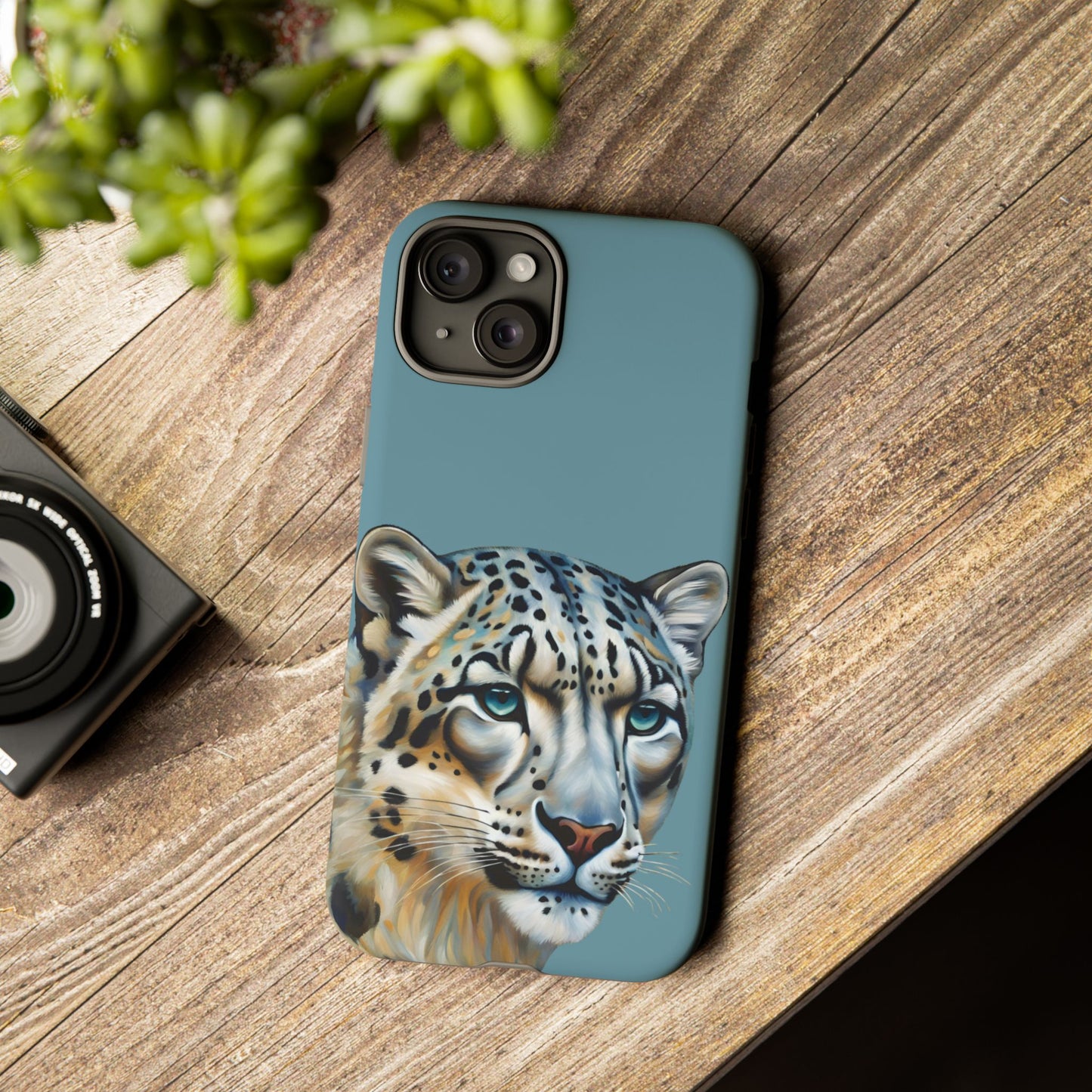 Snow Leopard iPhone Samsung Galaxy Google Pixel Tough Cases