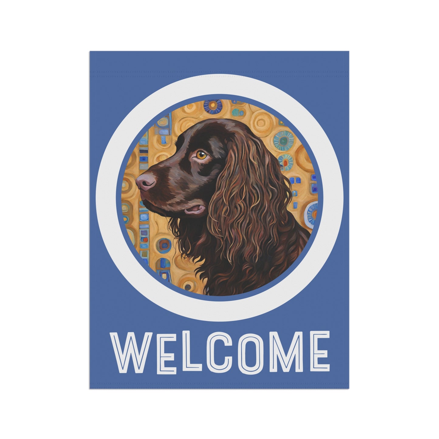 Boykin Welcome 2-Sided Garden & House Flag/Banner