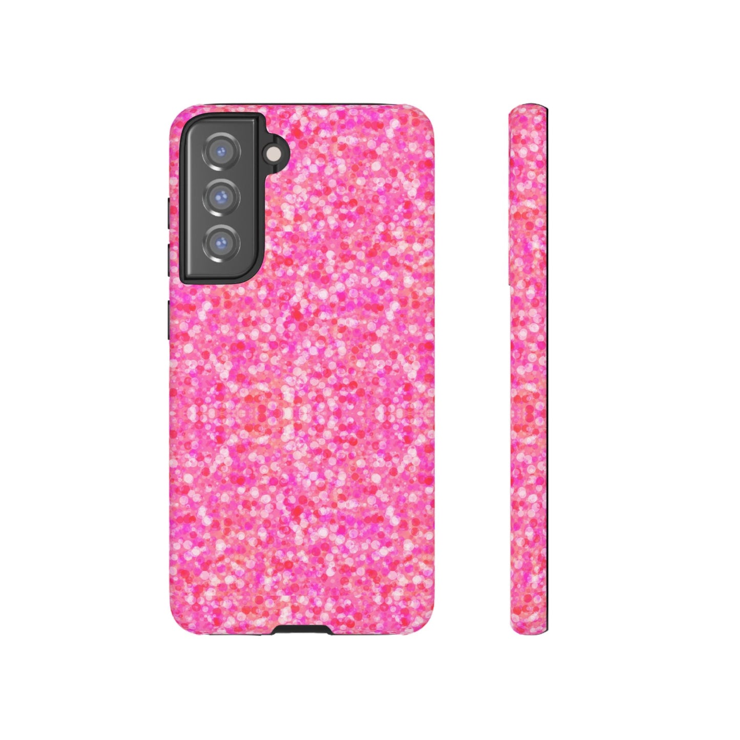 Poppin Pink iPhone Samsung Galaxy Google Pixel Tough Cases