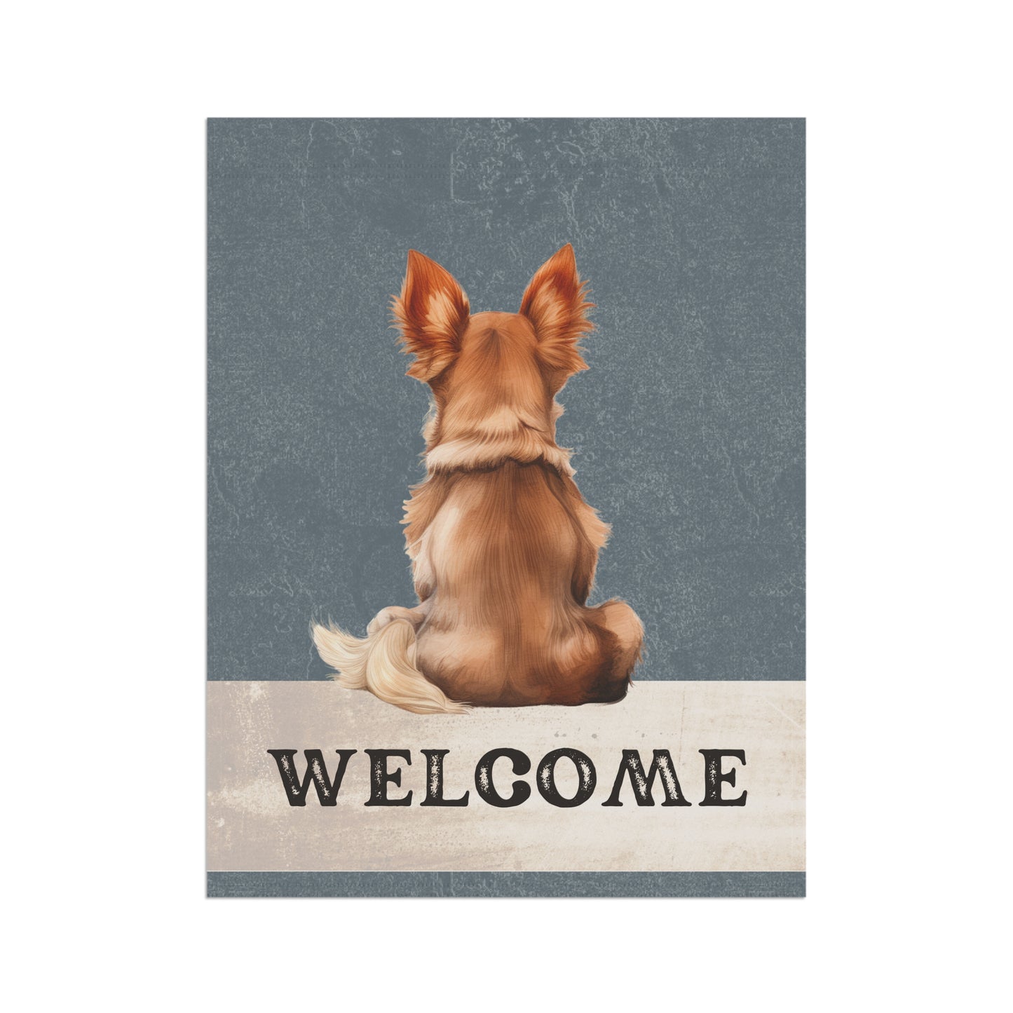 Chihuahua Welcome 2-Sided Garden & House Flag/Banner