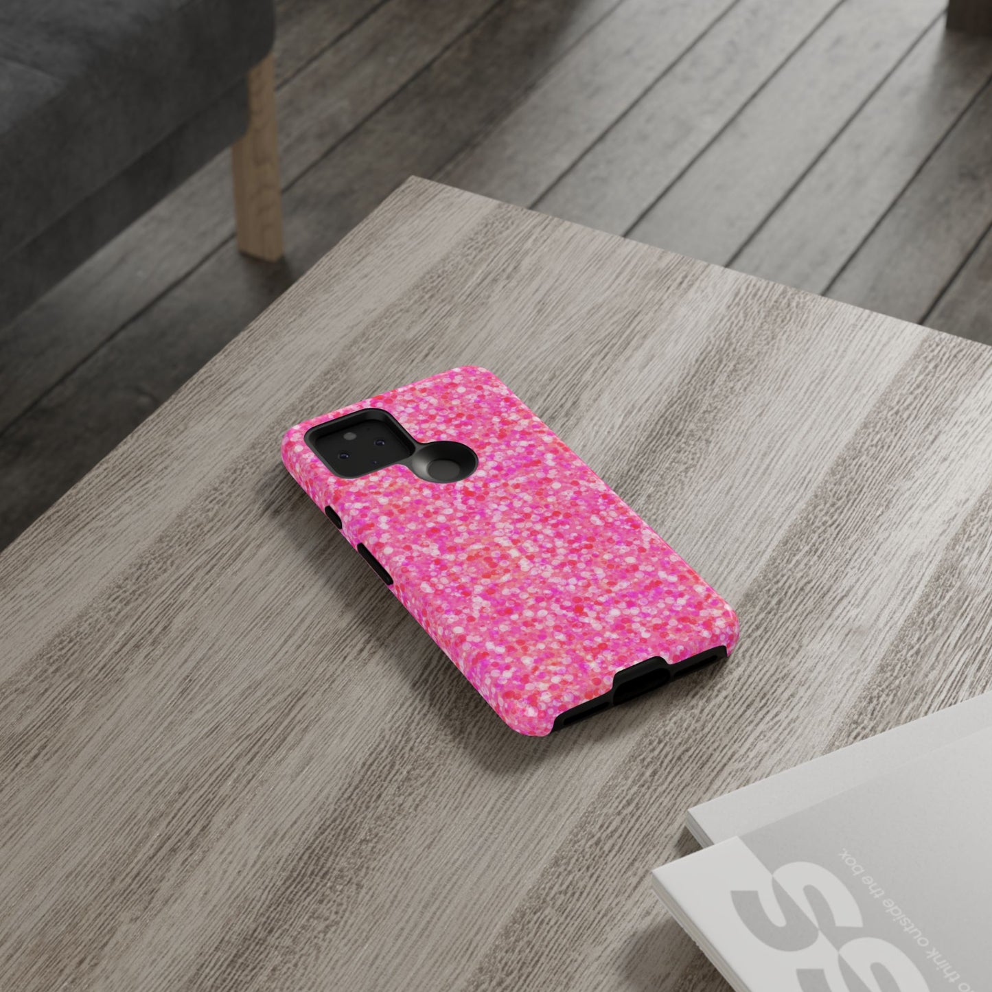 Poppin Pink iPhone Samsung Galaxy Google Pixel Tough Cases