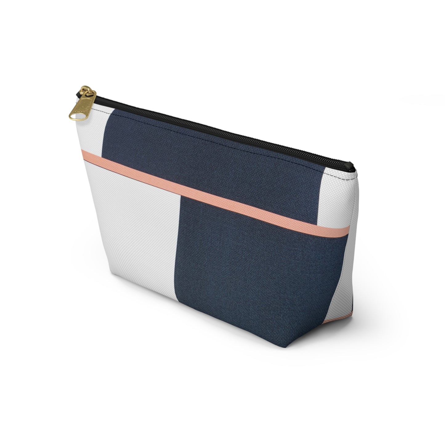 Modern Nautical Accessory Pouch w T-bottom