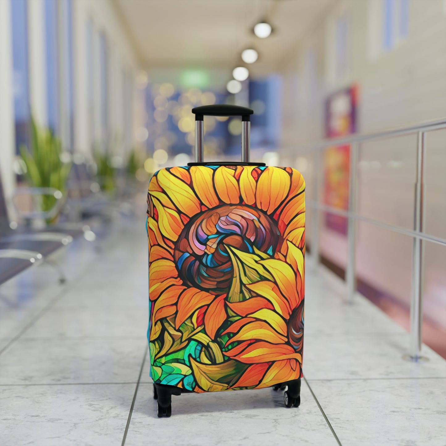 Sway Sunflowers Luggage Cover