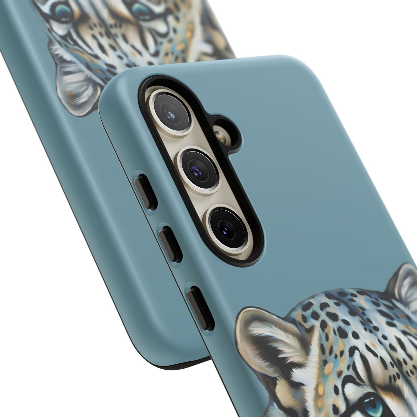 Snow Leopard iPhone Samsung Galaxy Google Pixel Tough Cases