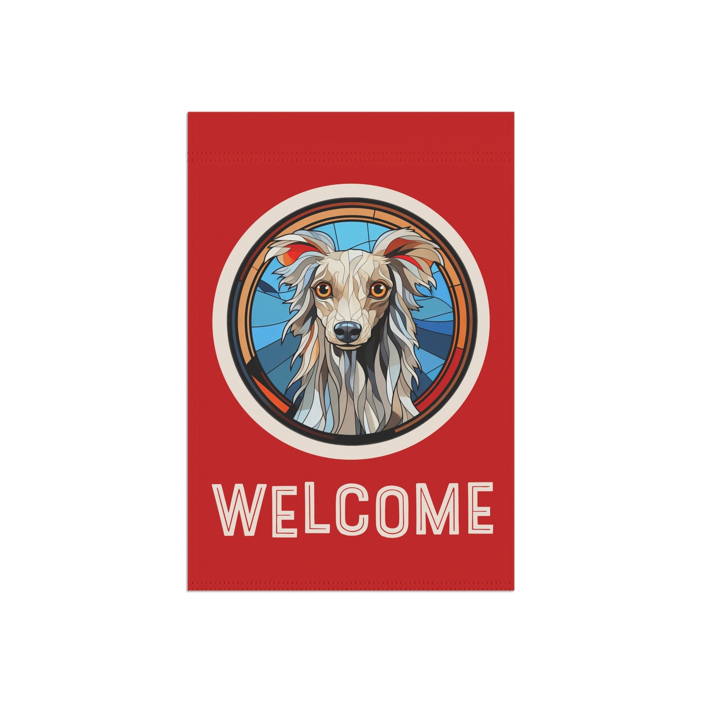 Chinese Crested Welcome 2-Sided Garden & House Flag/Banner