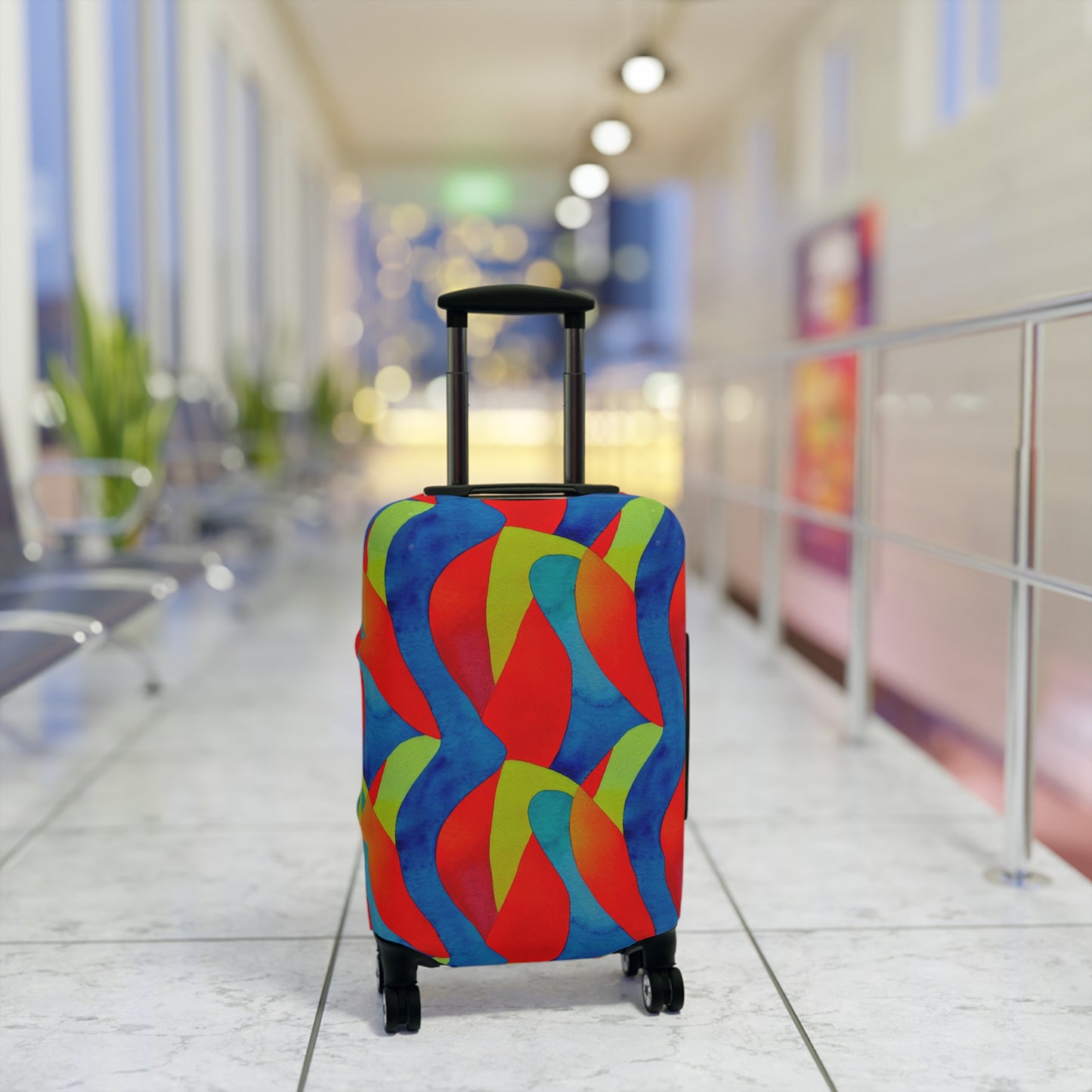 Obvious Bright Abstract Luggage Cover