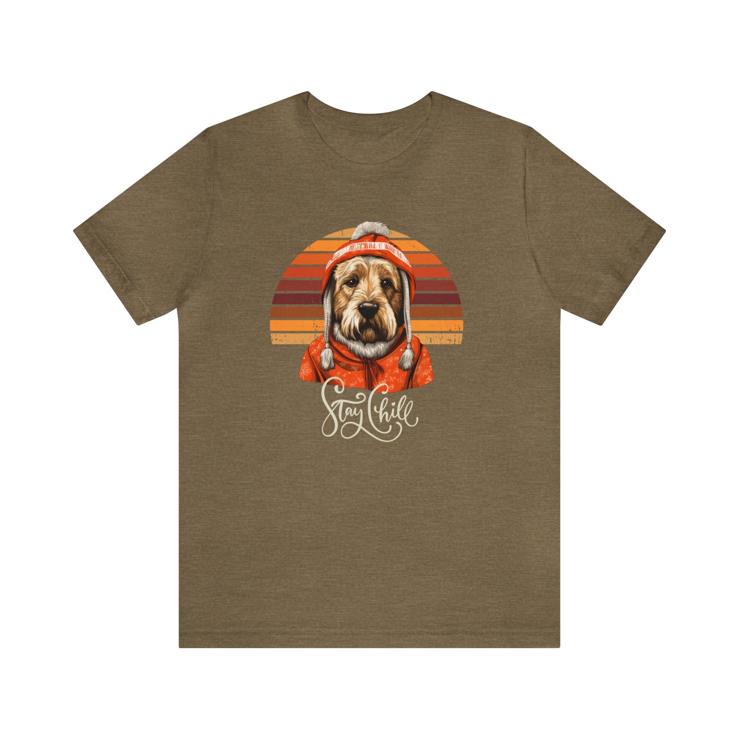 Stay Chill Soft Coated Wheaten Terrier Unisex Jersey Short Sleeve Tee