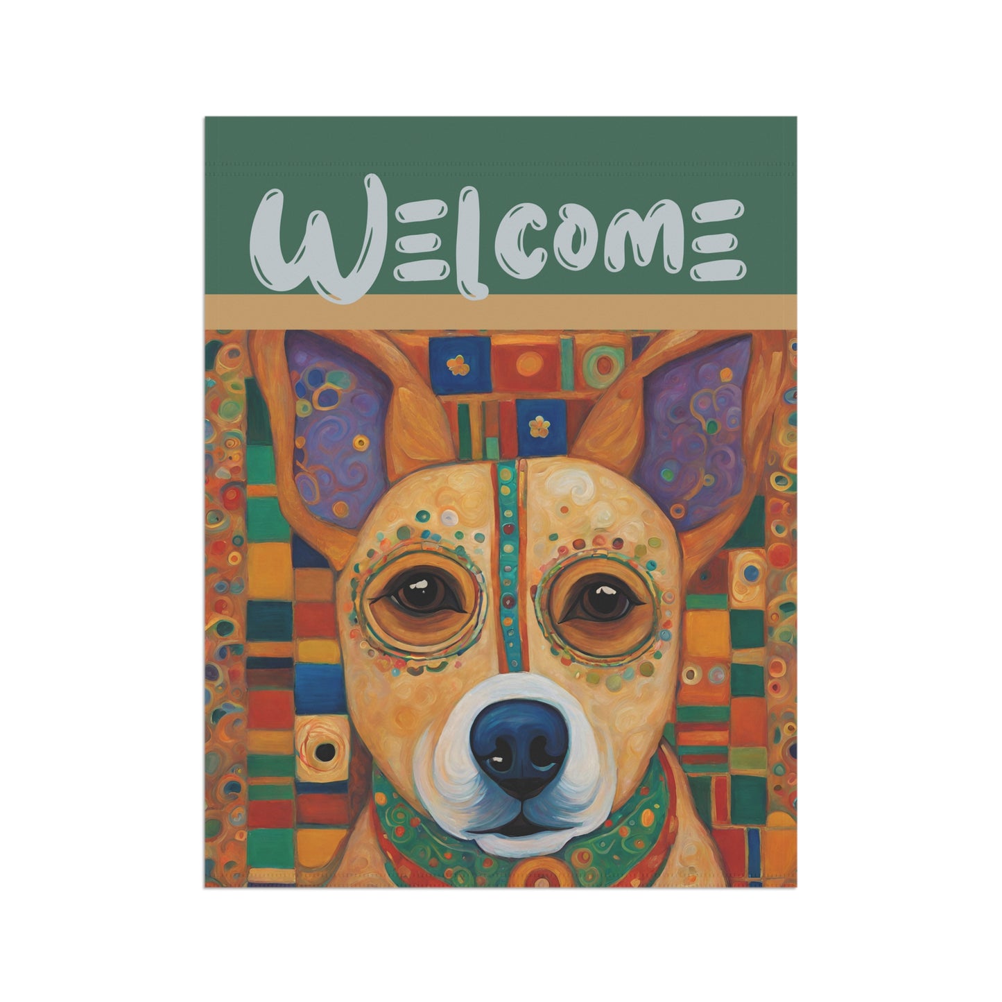 Chuy Welcome 2-Sided Garden & House Flag/Banner