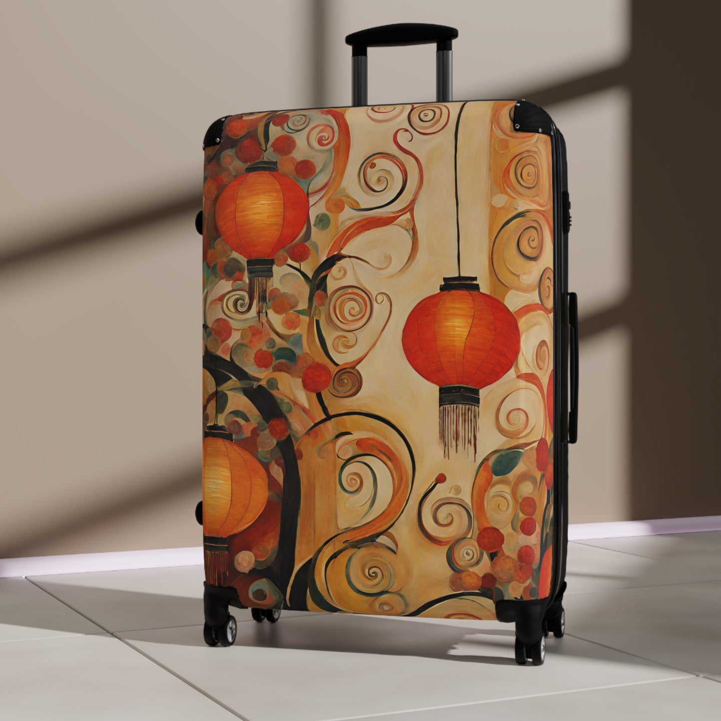 Lanterns & Swirls Suitcase