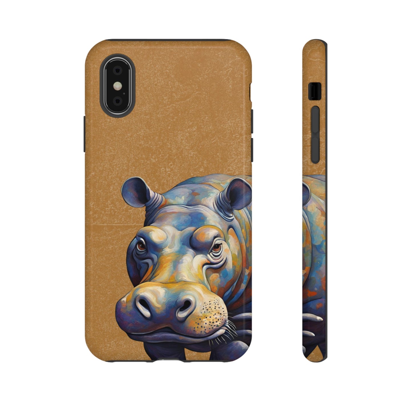 Hippo Wildlife iPhone Samsung Galaxy Google Pixel Tough Cases