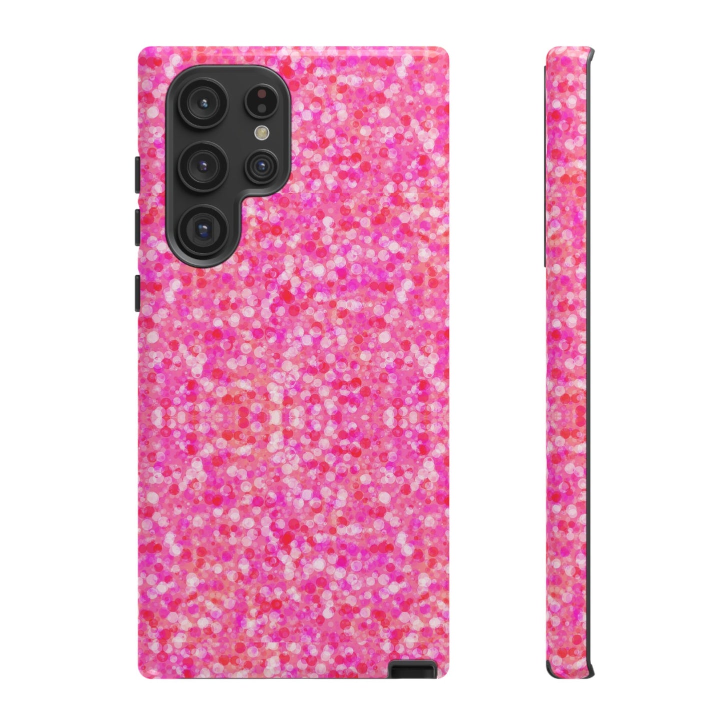 Poppin Pink iPhone Samsung Galaxy Google Pixel Tough Cases