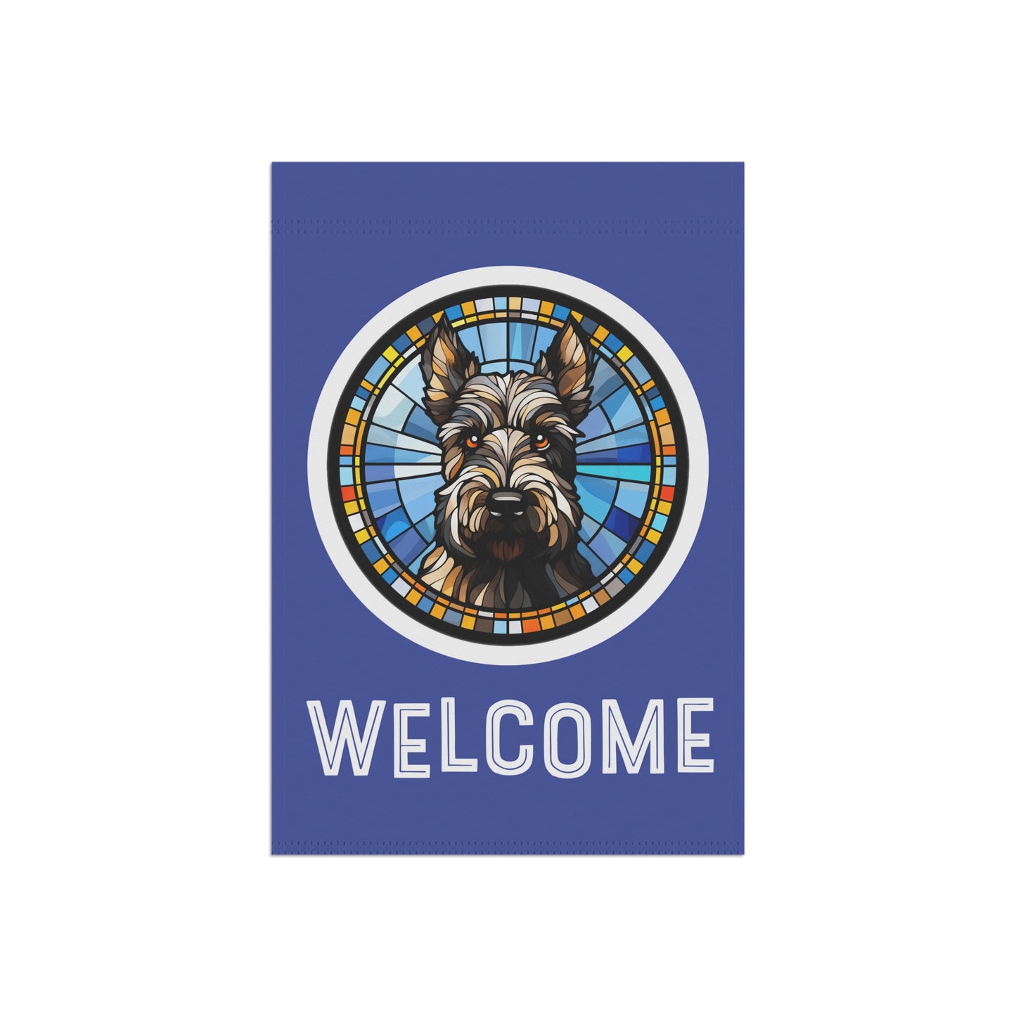 Scottish Terrier Welcome 2-Sided Garden & House Flag/Banner