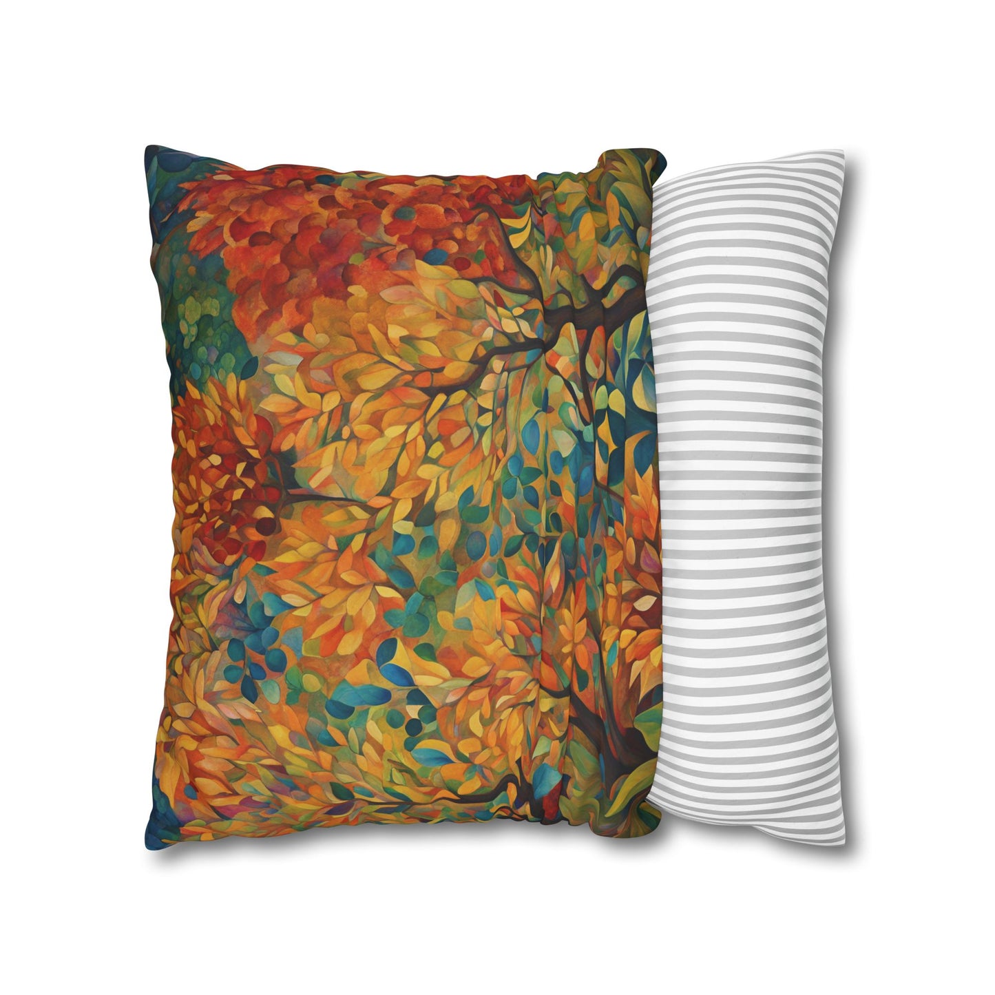 Autumn Square Poly Canvas Pillowcase