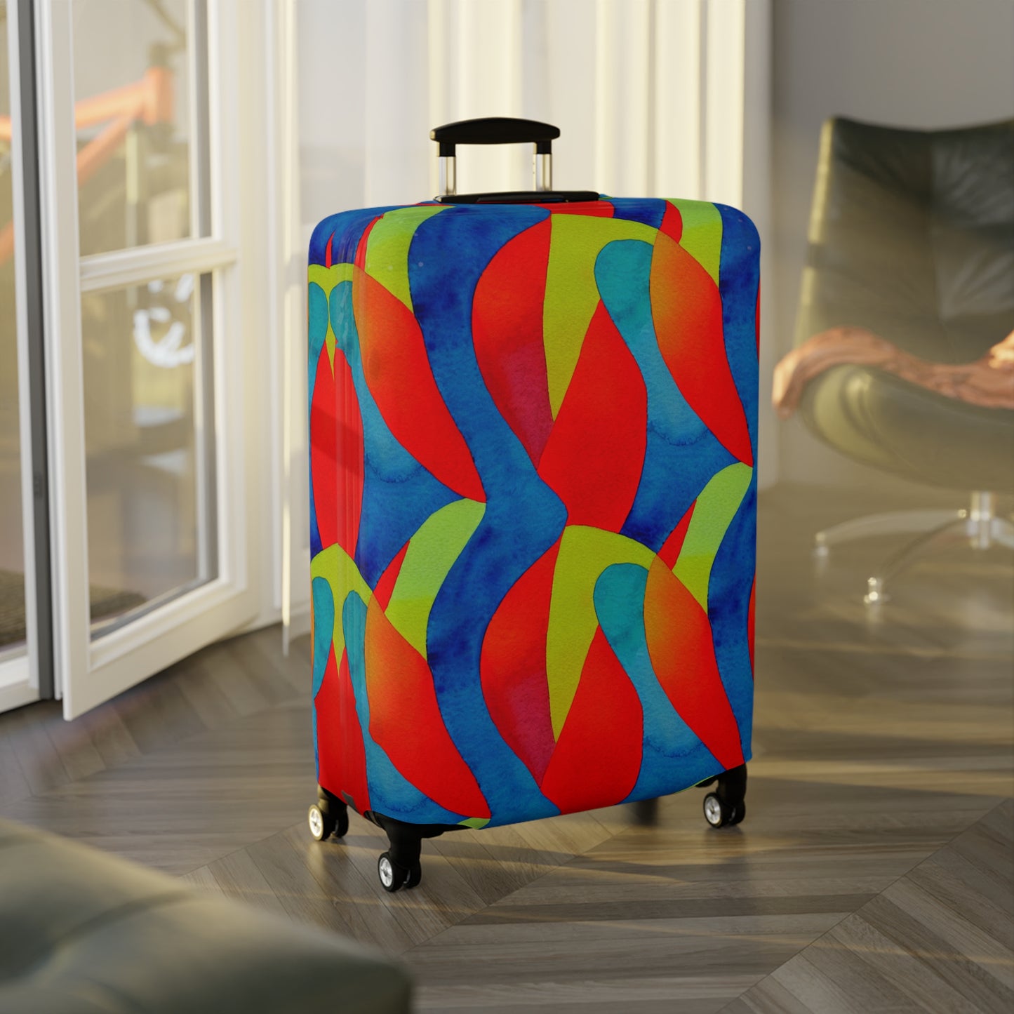 Obvious Bright Abstract Luggage Cover