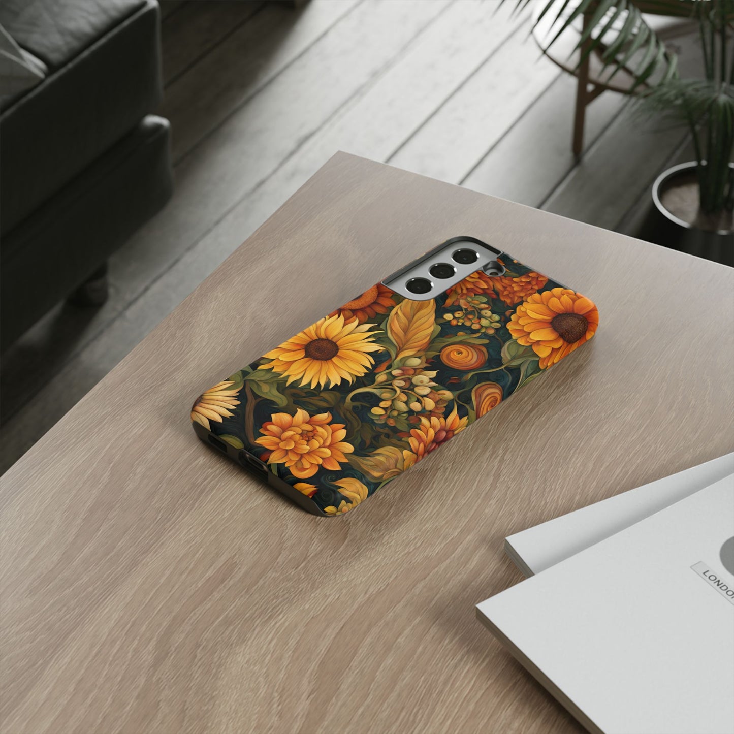 Autumn Flowers iPhone Samsung Galaxy Google Pixel Tough Cases