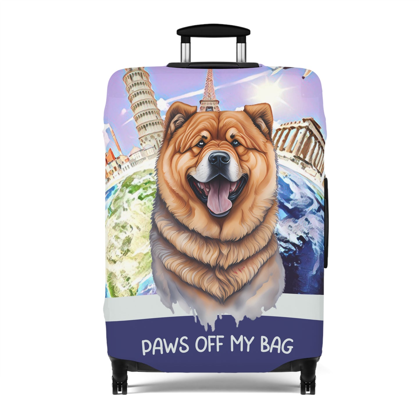 Chow Chow Paws Off My Bag Luggage Cover