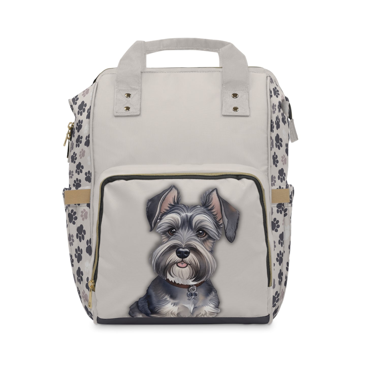 Miniature Schnauzer Multifunctional  Backpack