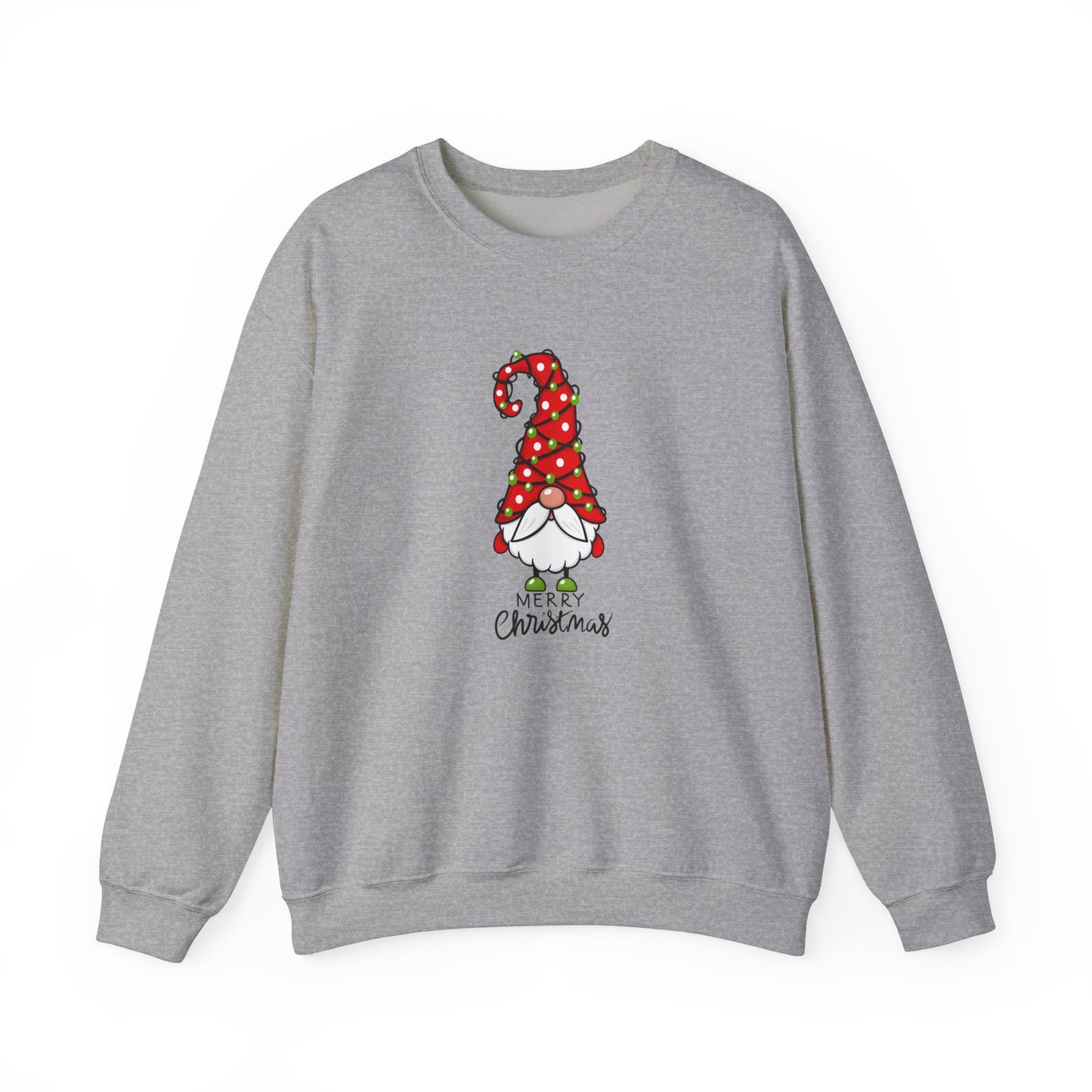 Merry Christmas Gnome Unisex Heavy Blend™ Crewneck Sweatshirt