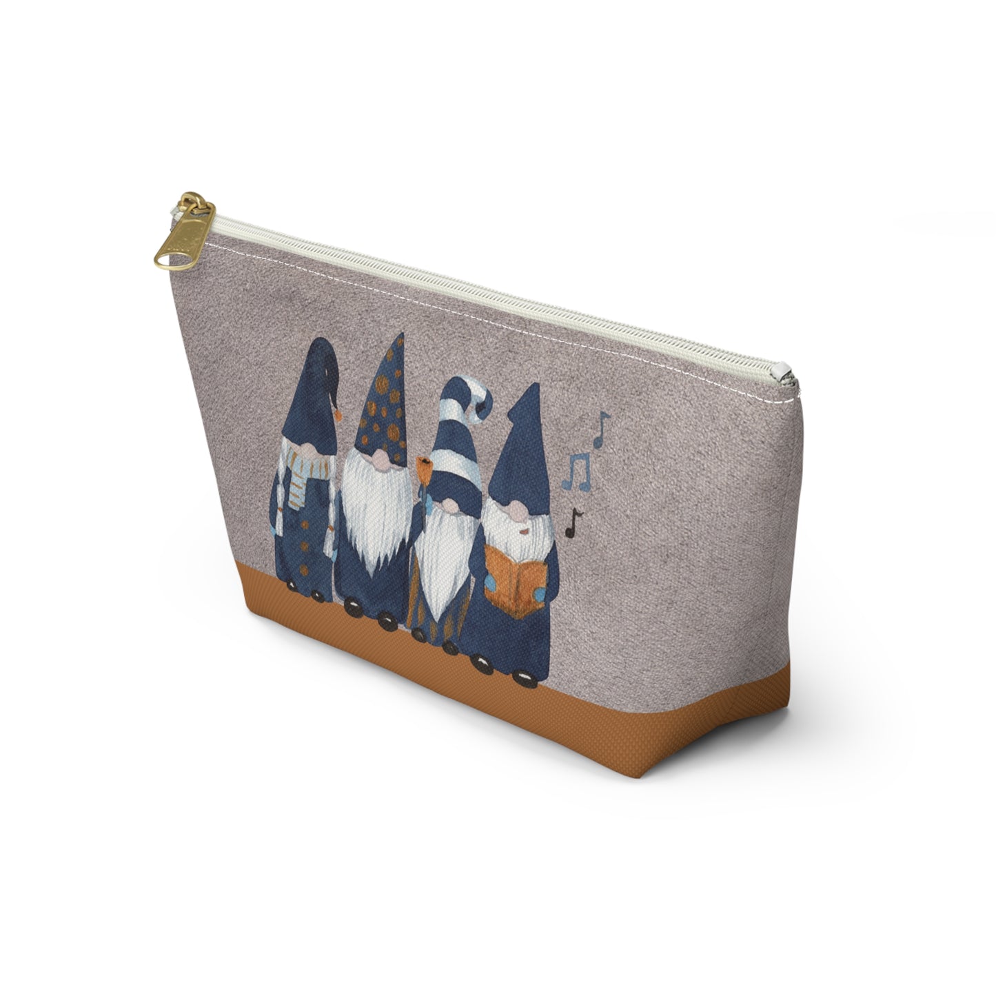 Gnome Carolers Accessory Pouch w T-bottom