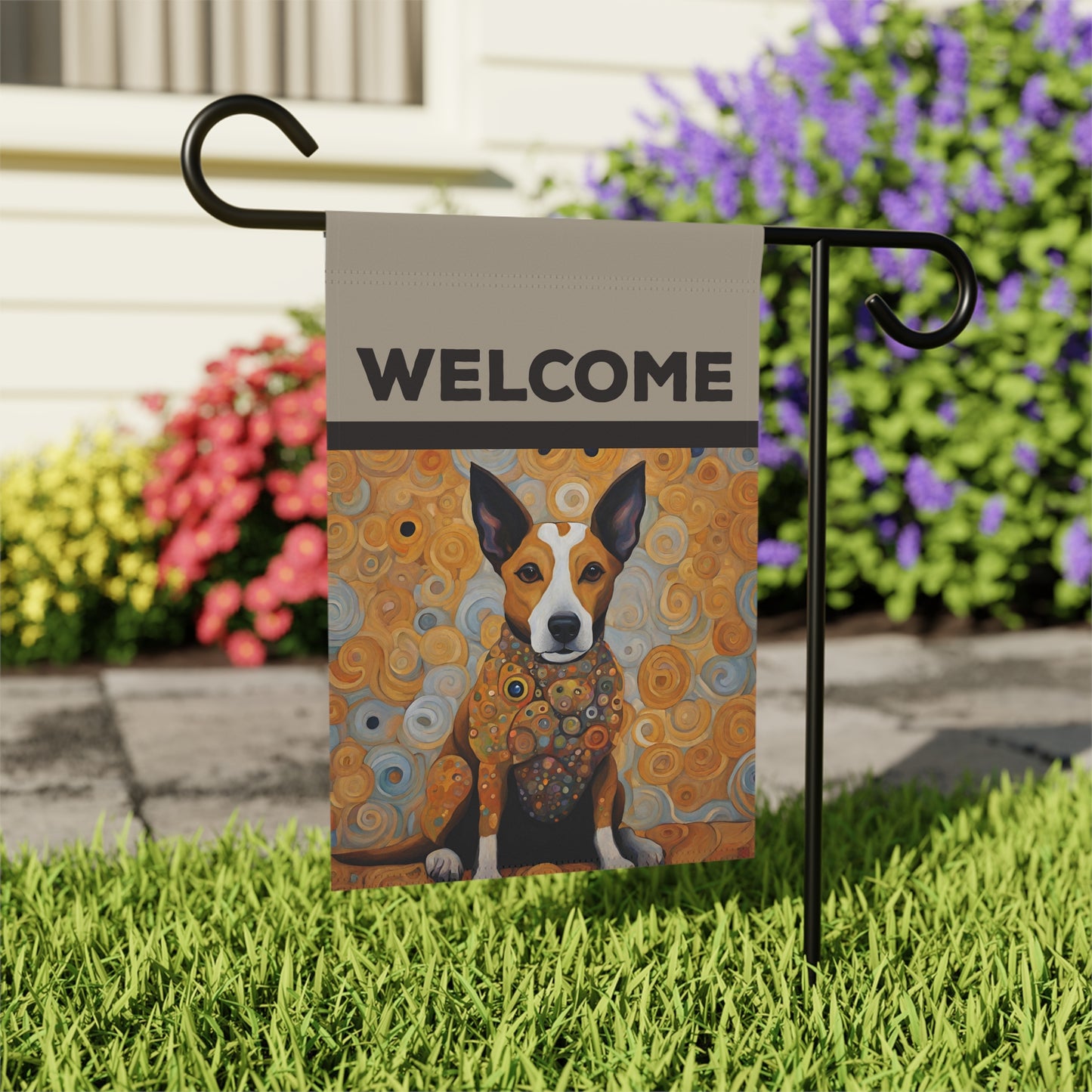 Owen Welcome 2-Sided Garden & House Flag/Banner